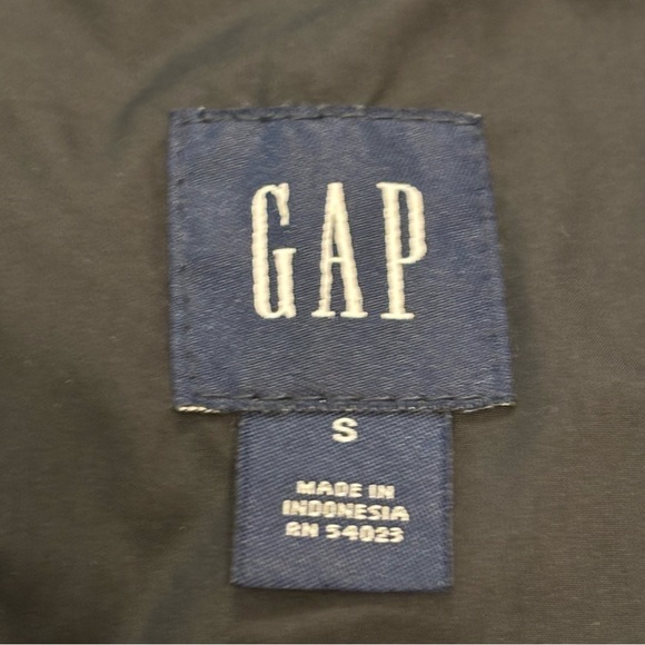 Gap Black Down Feather Puffer Vest Small S - Picture 6 of 7